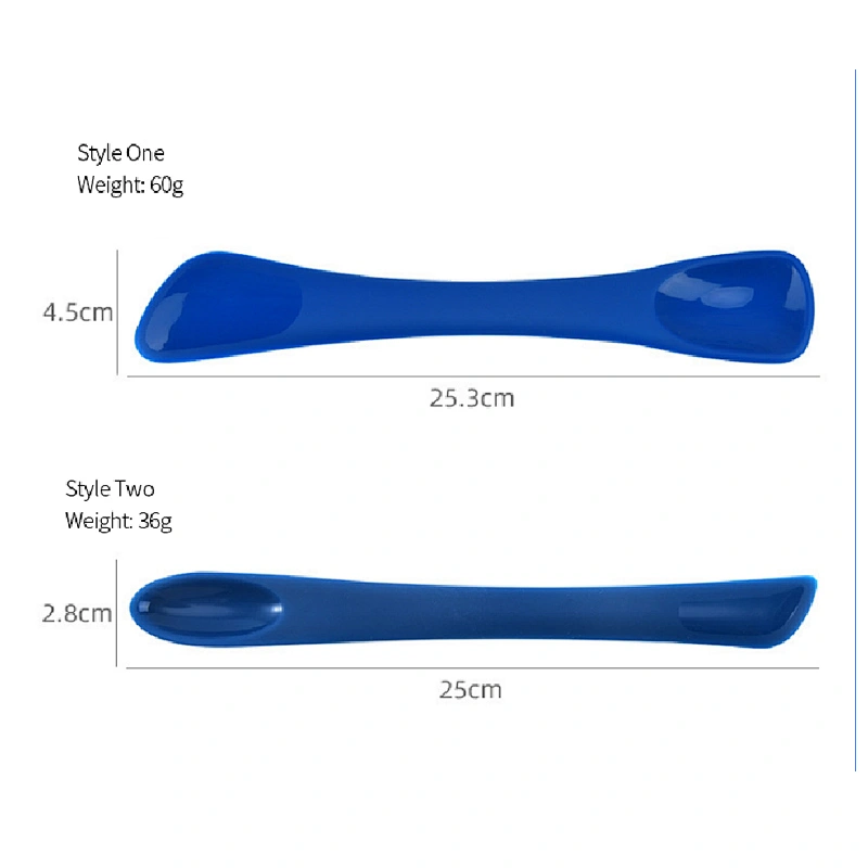 Factory Customized Wholesale Food Grade Kitchen Silicone Rubber Jam Small Tip Scraper Extra Long Handled Spatula